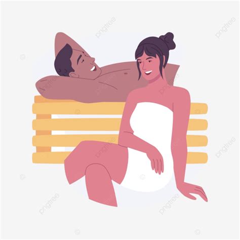 Wet Sauna Isolated Cartoon Vector Illustrations Illustration Warm