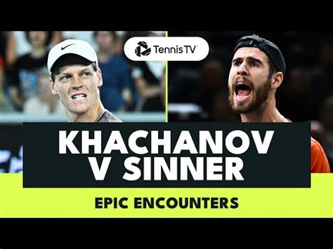 Jannik Sinner Karen Khachanovs EPIC Encounters So Far Melbourne