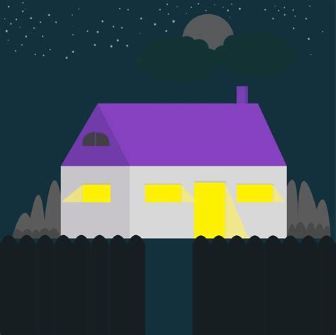 The House of the Night graphic design vector ilustration 4782731 Vector ...