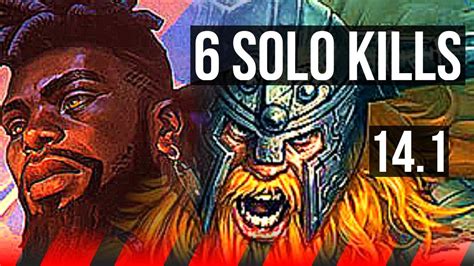 K SANTE Vs OLAF TOP 6 Solo Kills 300 Games KR Master 14 1