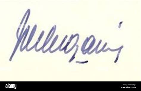 Juan Carlos Onganía Firma Stock Photo Alamy