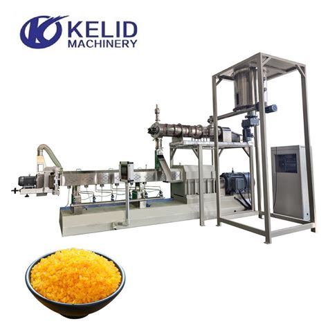 Twin Screw Extruder Artificial Fortified Rice Extruder Making Machine Processing Line China