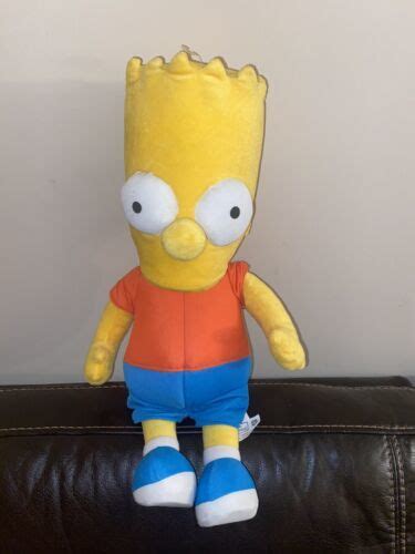 The Simpsons Bart Simpson Plush Stuffed Doll 18 Nanco 2005 20th Century Fox 4623008735