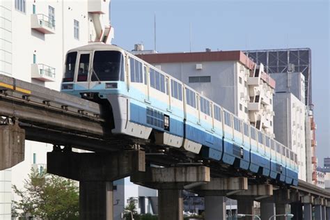 Tokyo Railway Labyrinth Tokyo Monorail Water Front Line To The Airport