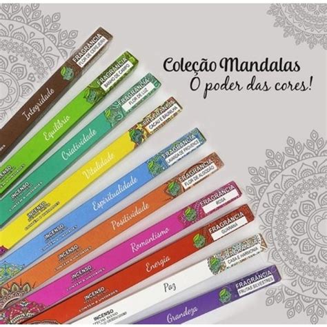 Incenso Natural Special Blend Linha Mandalas Caixa Varetas