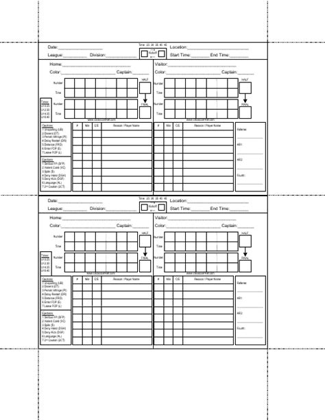 Soccer Score Sheet Offers Discounts Pinnaxis