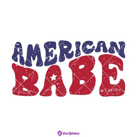 American Babe Svg For Th Of July Vectplace