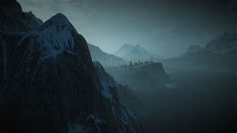 Wallpaper Kabut The Witcher 3 Wild Berburu Pegunungan Alpen