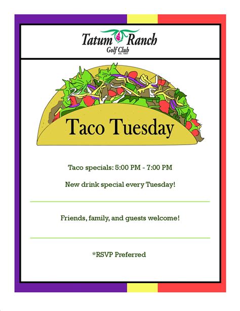 Taco Tuesday Tatum Ranch Golf Club 2017 02 28