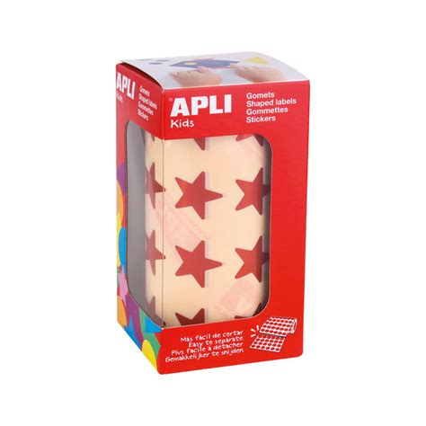 Rollo Gomets Apli Estrellas Grandes Office24 Colores Oro