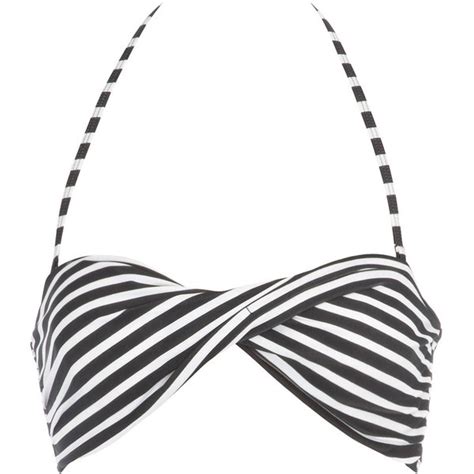 Black White Stripe Bikini Top Yellow Polka Dot Bikini Striped Bikini