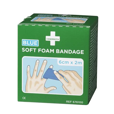 Feuerloescher Welt De Erste Hilfe Cederroth Soft Foam Bandage Blau