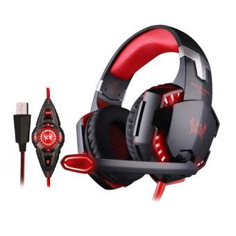 Casque Gaming KOTION EACH G2200 USB 7 1 Surround Microphone LED Noir