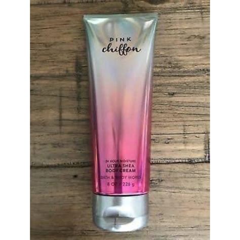 Bath And Body Works Pink Chiffon Ultra Shea Body Cream 226 G ของแท้