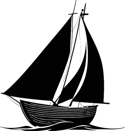 Sailboat Silhouette Png