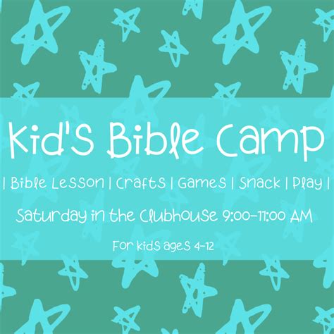 Kids Bible Camp - Rockahock Campground