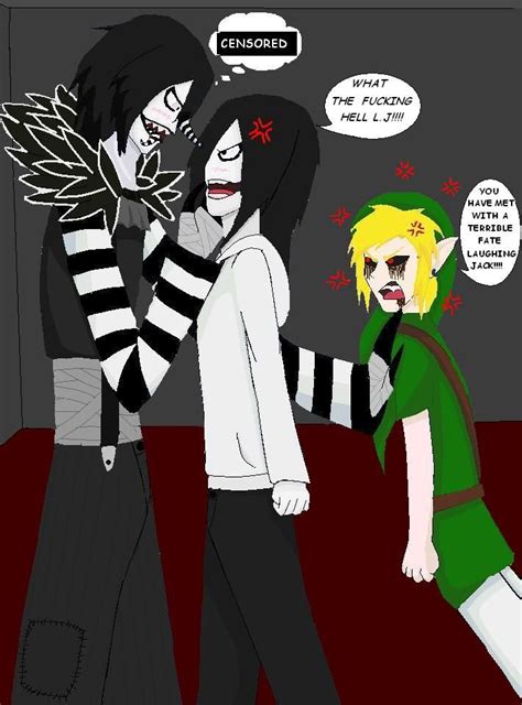 Pin On Laughing Jack X Jeff The Killer