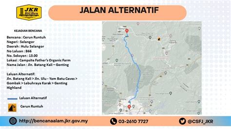 Batang Kali Genting Landslide Alternative Route JKR 1 Paul Tan S