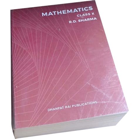 Rd Sharma English Class X Mathematics Book Dhanpat Rai Publication At Rs 750 Piece In Domjur