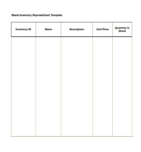 Inventory Spreadsheet Template 50 Free Word Excel Documents Download Free And Premium Templates