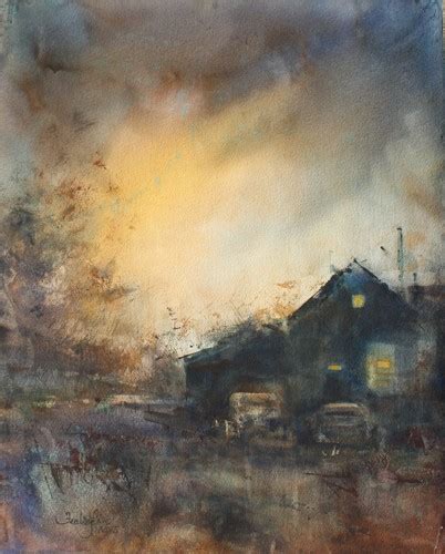 "No. 1732" (Original art by Fealing Lin Watercolors)