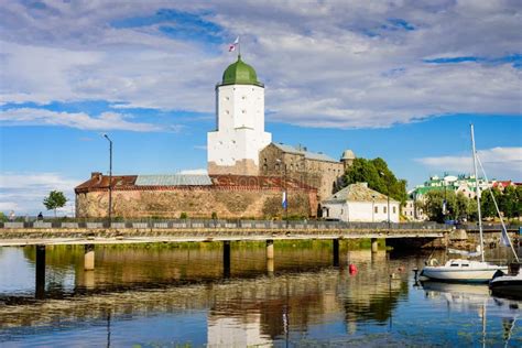 Vyborg Castle - Medieval Castle in Vyborg Town Stock Image - Image of ...