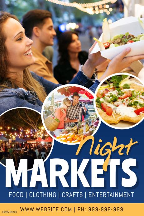 Night Markets Poster Template Postermywall