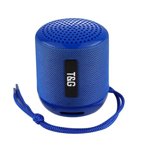 PARLANTE PORTÁTIL BLUETOOTH TG129 CILINDRO EXTRA BASS AZUL Woofer