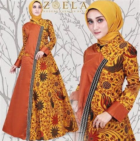 Model Baju Batik Kombinasi Remaja Wanita Model Baju Muslimah