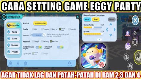 Cara Setting Sensitivitas Game Eggy Party Cara Setting Kontrol Eggy