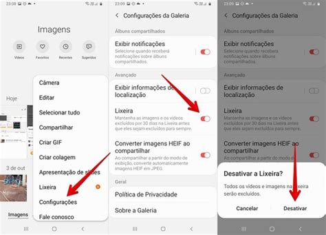 Onde fica a lixeira do celular Samsung Saiba acessar e ativar a função