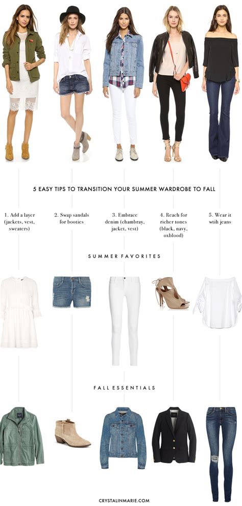 5 Easy Steps To Transition Your Summer Wardrobe To Fall Crystalin Marie