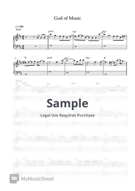 Seventeen God Of Music Easy Piano Sheet Sheets By Pianella Piano