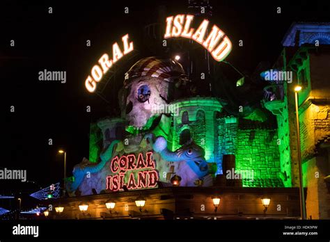 Blackpool Coral Island Stock Photo - Alamy