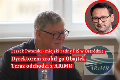 Leszek Potorski przestał być dyrektorem w ARiMR Nasz Głos Ostróda