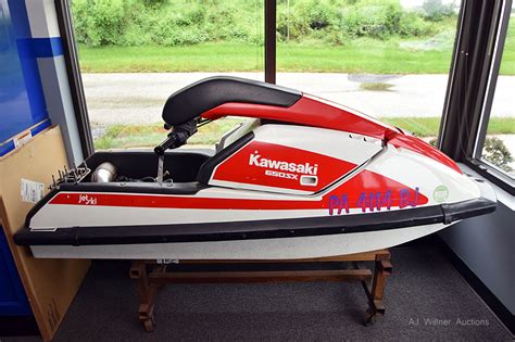 1987 Kawasaki 650sx Jet Ski Red Vin Kaw19349f787 Title Status No Title