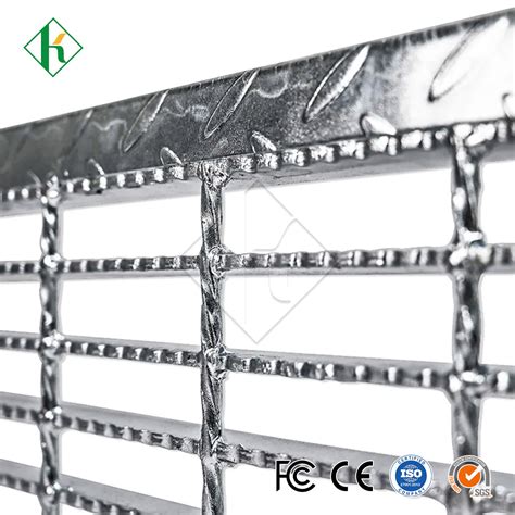 Kaiheng Carbon Steel Bar Grating Stair Treads Distributors Galvanized