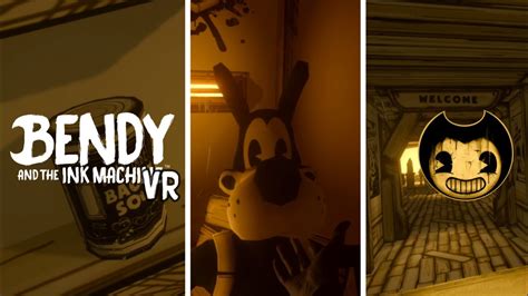 Bendy In Vr Is Way Scarier Bendy And The Ink Machine Vr Pt 1 Youtube