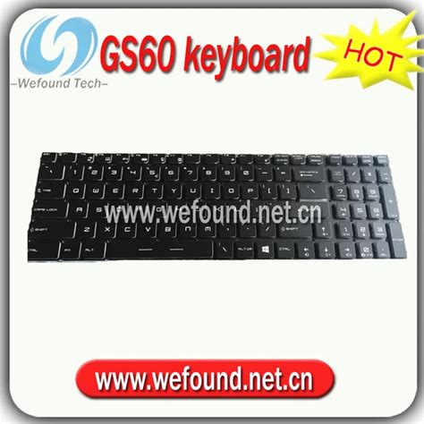 New Backlit Keyboard For MSI GS60 GT72 GT73VR GS63VR GL62 GE62 WS60