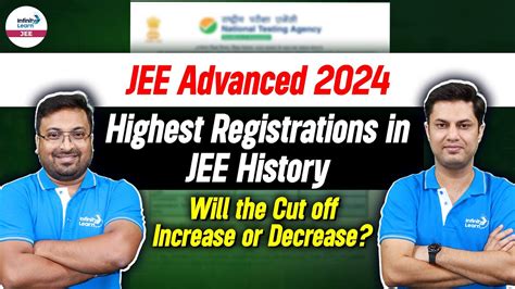 Jee Advanced Highest Registrations In Jee History Cutoff