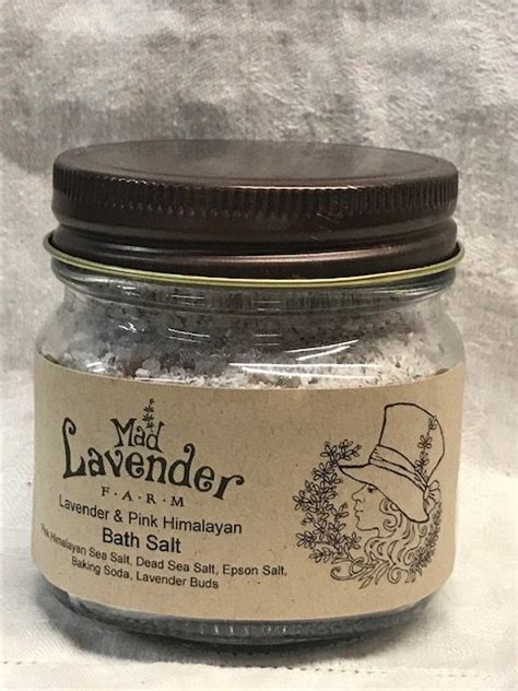 Lavender Bath Salts Mad Lavender Farm