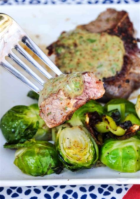 Lamb Loin Chops Recipe With Roasted Brussels Sprouts California Grown