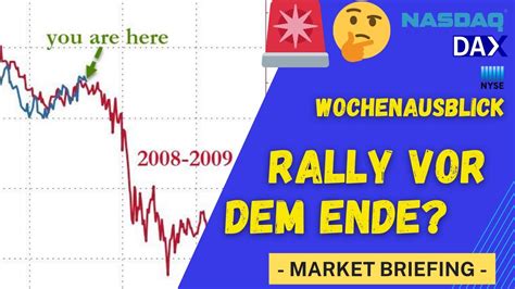 Bärenmarkt vor dem Ende Blick in Geschichte DAX Nasdaq Dow