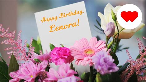 Happy Birthday Lenora Youtube