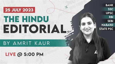 25 July 2023 Editorial Vocab The Hindu Editorial Analysis The Hindu