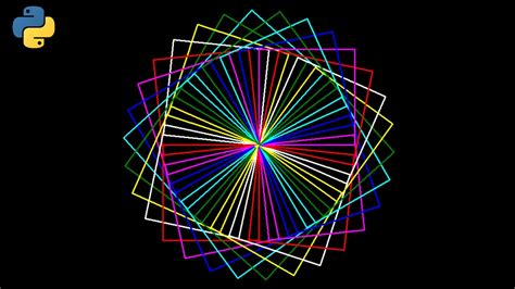 Python Turtle Square Spirograph Tutorial Youtube