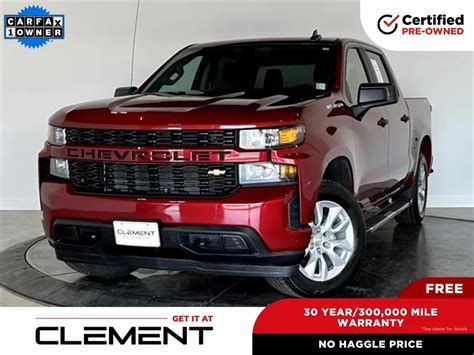 Used 2021 Chevrolet Silverado 1500 Custom for sale in St. Charles, MO | VIN: 3GCUYBEF0MG133491