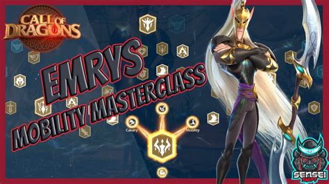 Call Of Dragons Emrys Full Guide Mobility Masterclass Youtube