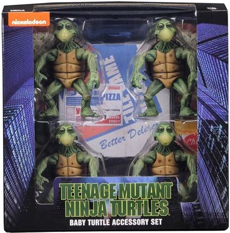 Baby Turtle Accessory Set 4 Pack Teenage Mutant Ninja Turtles In Doos