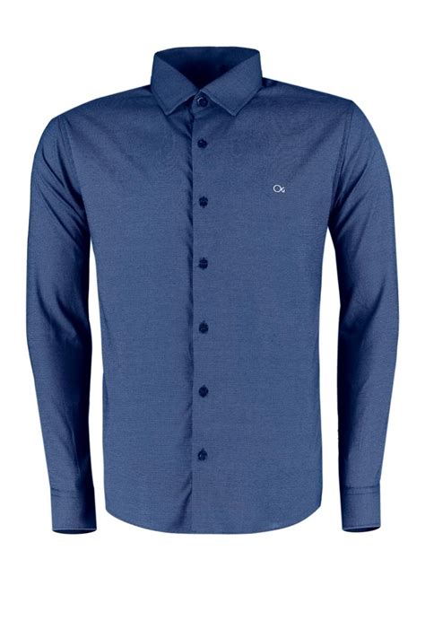 Camisa Ogochi Masculina Slim Rossi Classic Loja De Melissa Moda